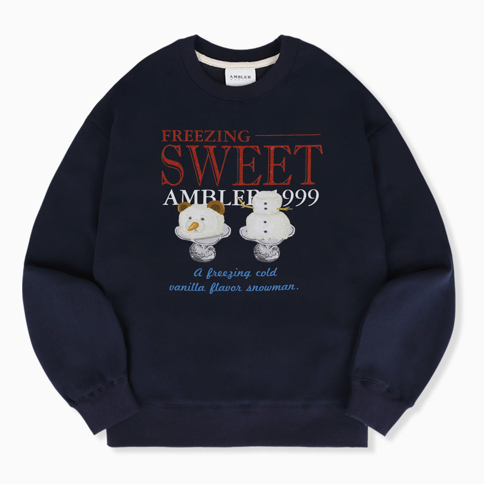 
                  
                    AMBLER Vanilla Flavor Snowman Overfit Sweatshirt
                  
                