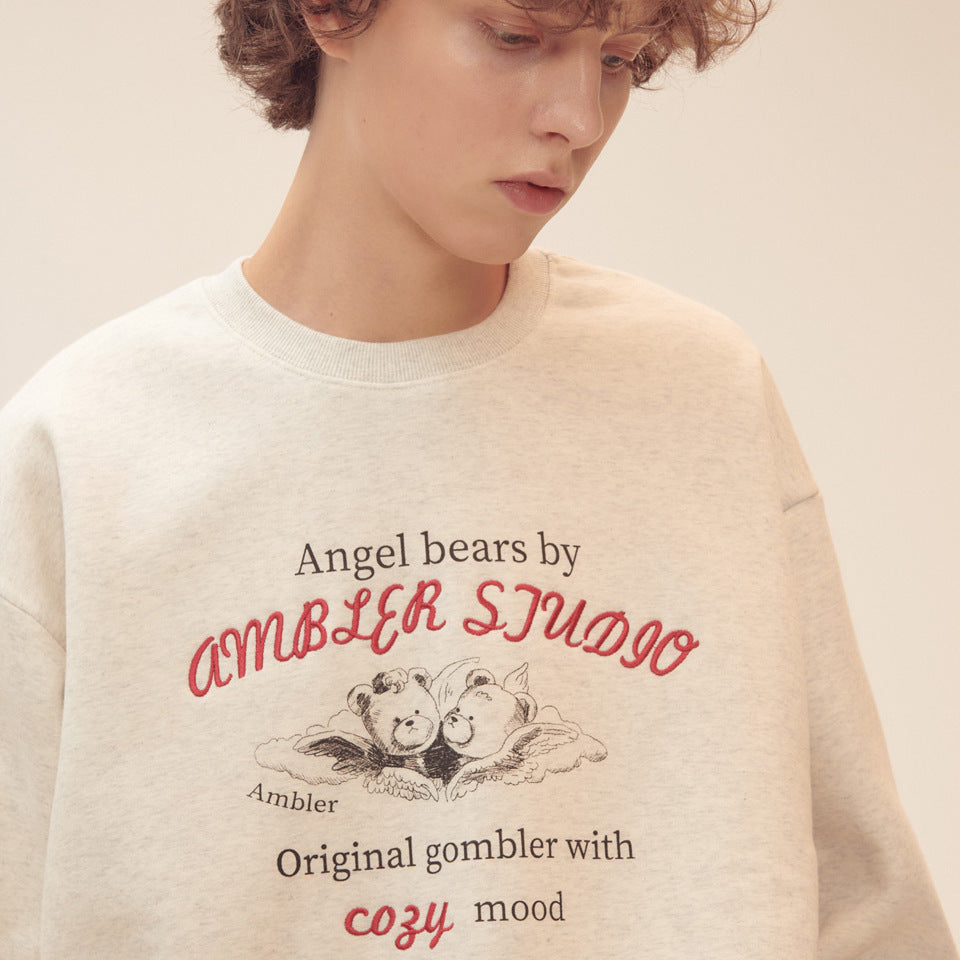 AMBLER Angel Bear Overfit Sweatshirt