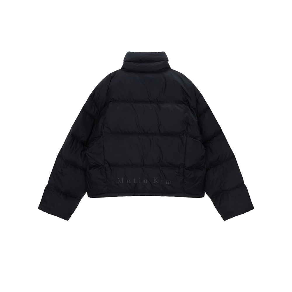 
                  
                    MATIN KIM LOGO TAPING PUFFER DOWN JUMPER FOR MEN IN NAVY
                  
                