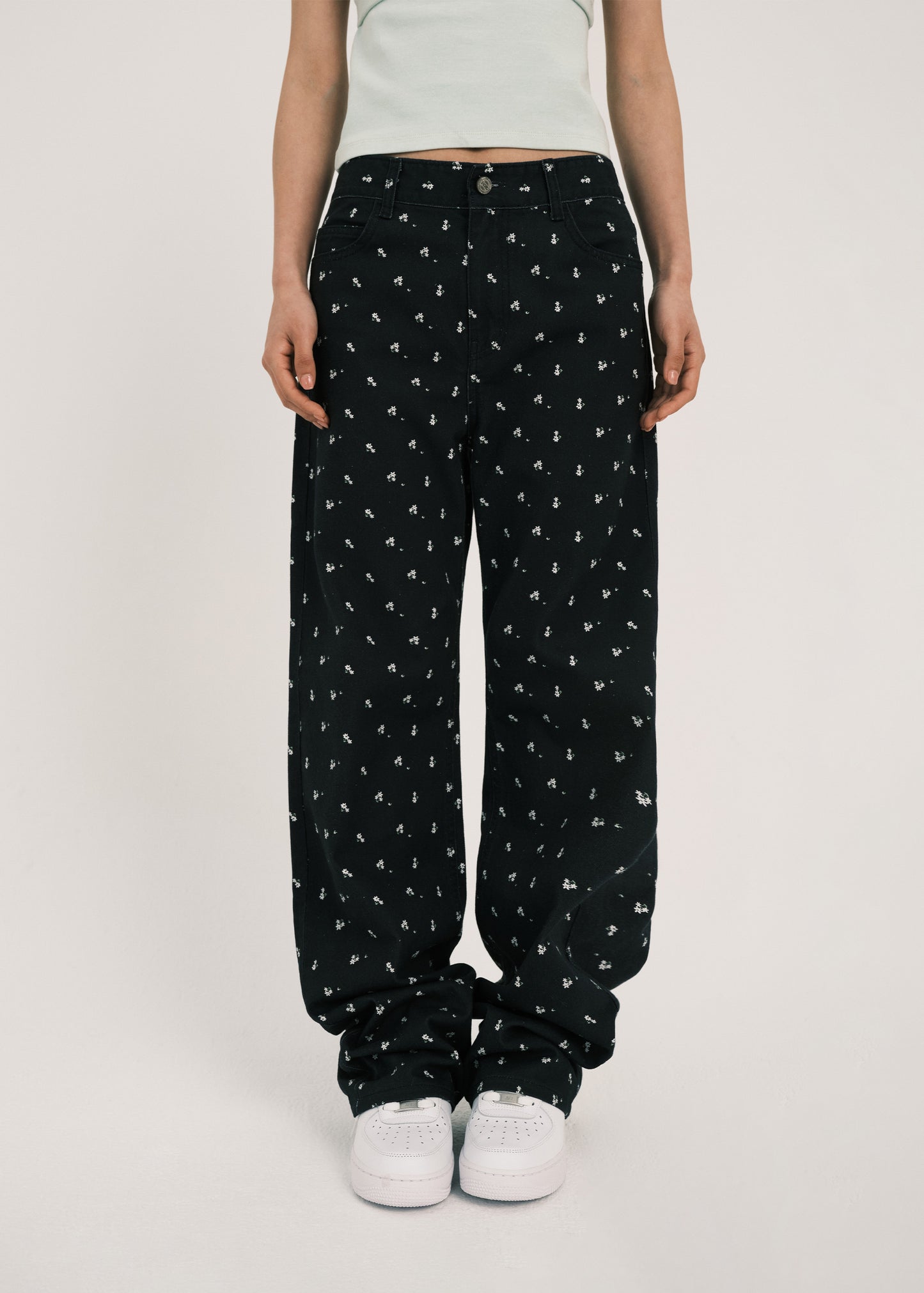 GRVB FLORAL TWILL MINI DUNE PANTS