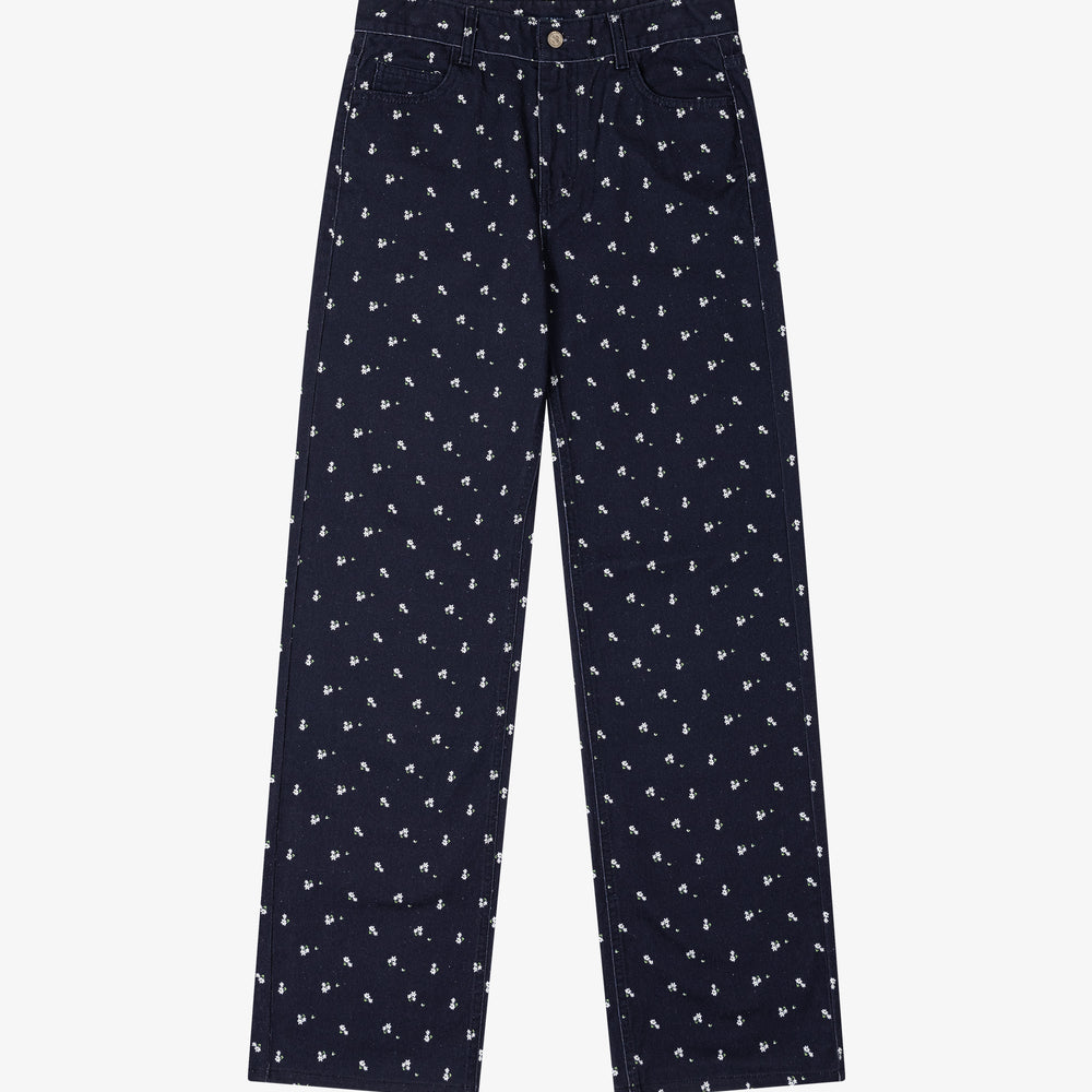 
                      
                        GRVB FLORAL TWILL MINI DUNE PANTS
                      
                    