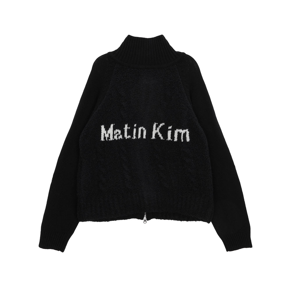 
                  
                    MATIN KIM SPELL POINT CABLE KNIT ZIP UP
                  
                