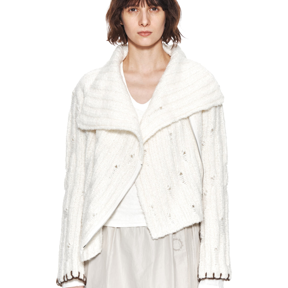 MATIN KIM TWO WAY KNIT CARDIGAN JACKET