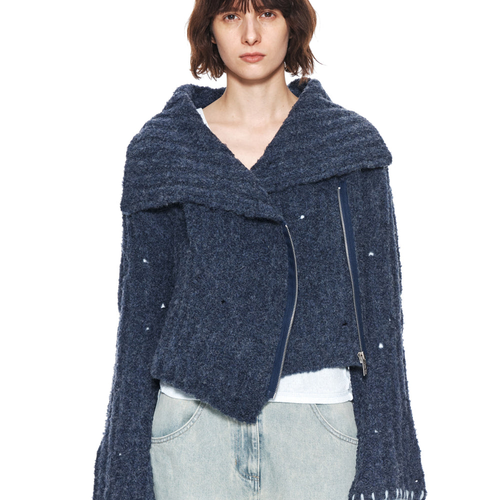 MATIN KIM TWO WAY KNIT CARDIGAN JACKET