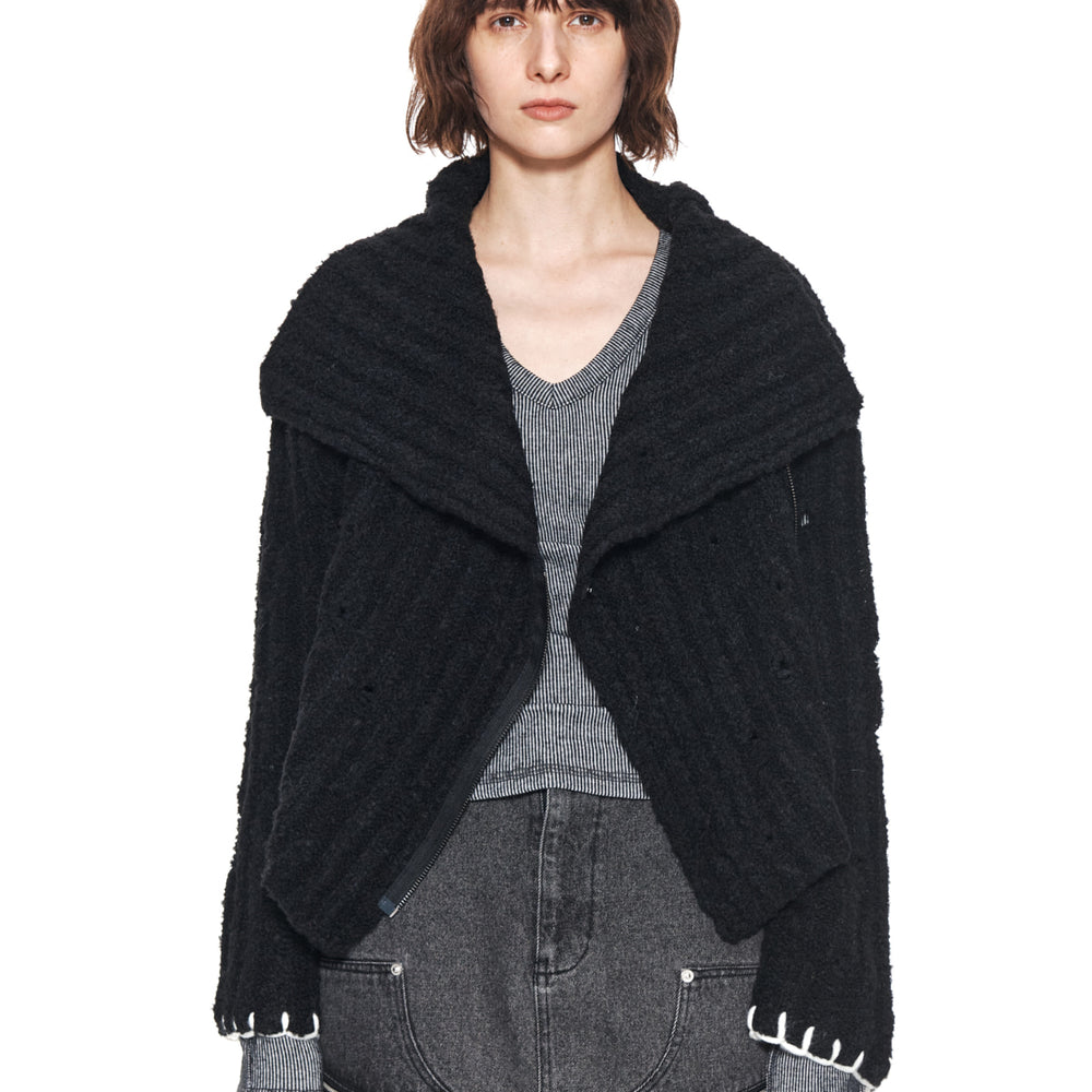 
                  
                    MATIN KIM TWO WAY KNIT CARDIGAN JACKET
                  
                