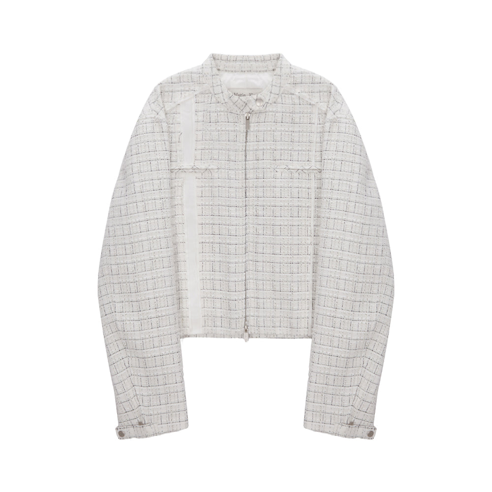 
                      
                        MATIN KIM TWEED RACING JUMPER
                      
                    