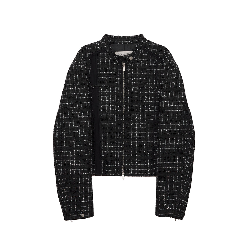 
                      
                        MATIN KIM TWEED RACING JUMPER
                      
                    