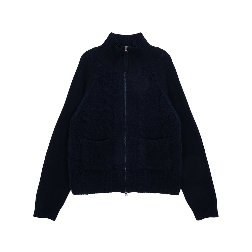 
                  
                    MATIN KIM SPELL POINT CABLE KNIT ZIP UP
                  
                