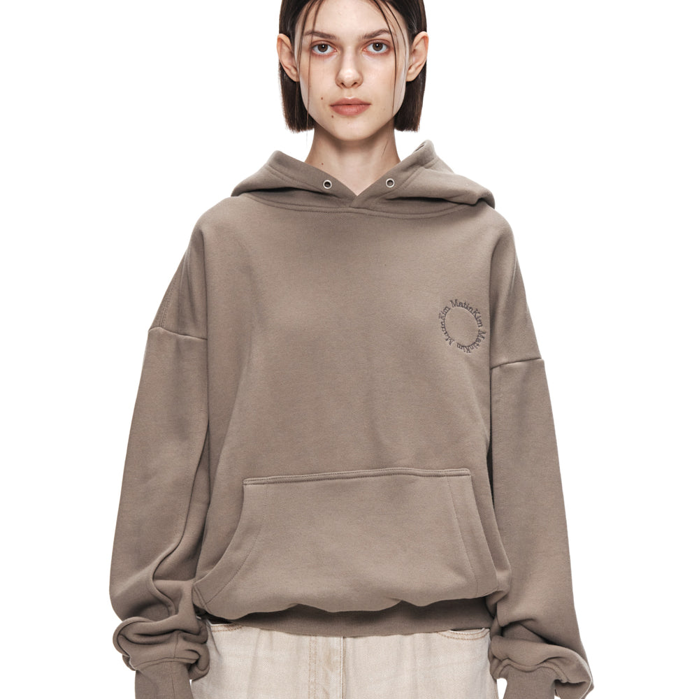 MATIN KIM OBLIQUE POCKET HOODY