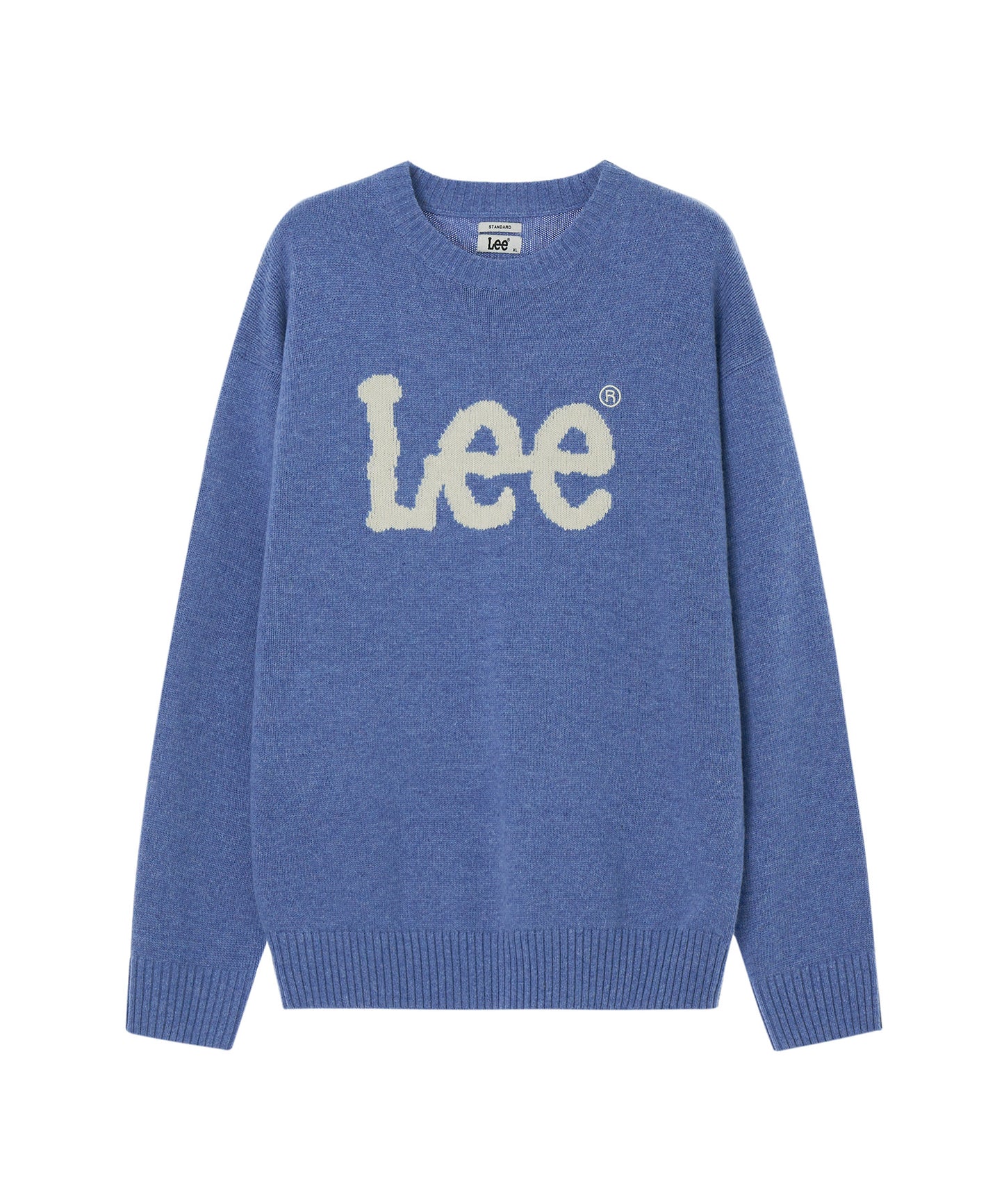 LEE Big Twitch Logo Knit Blue