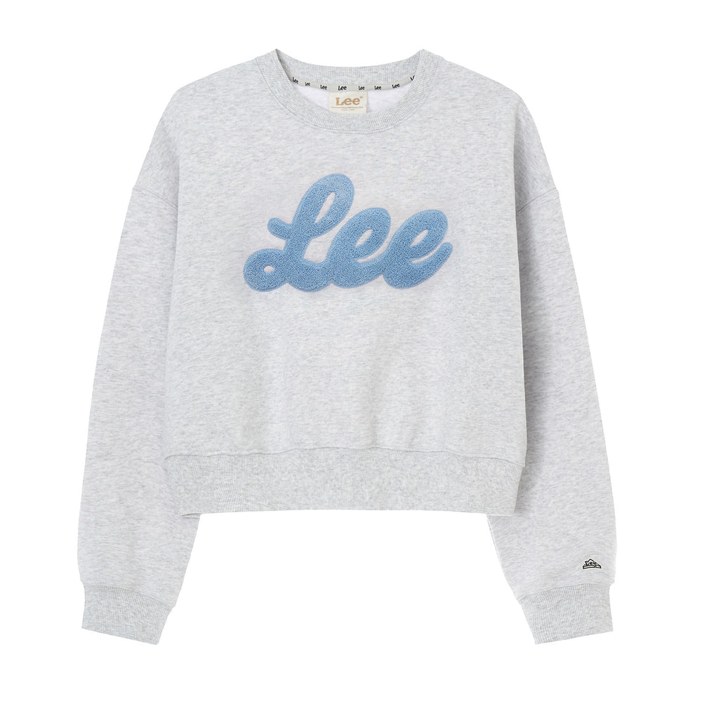 LEE Buckle Union Logo Sweatshirt Light Gray