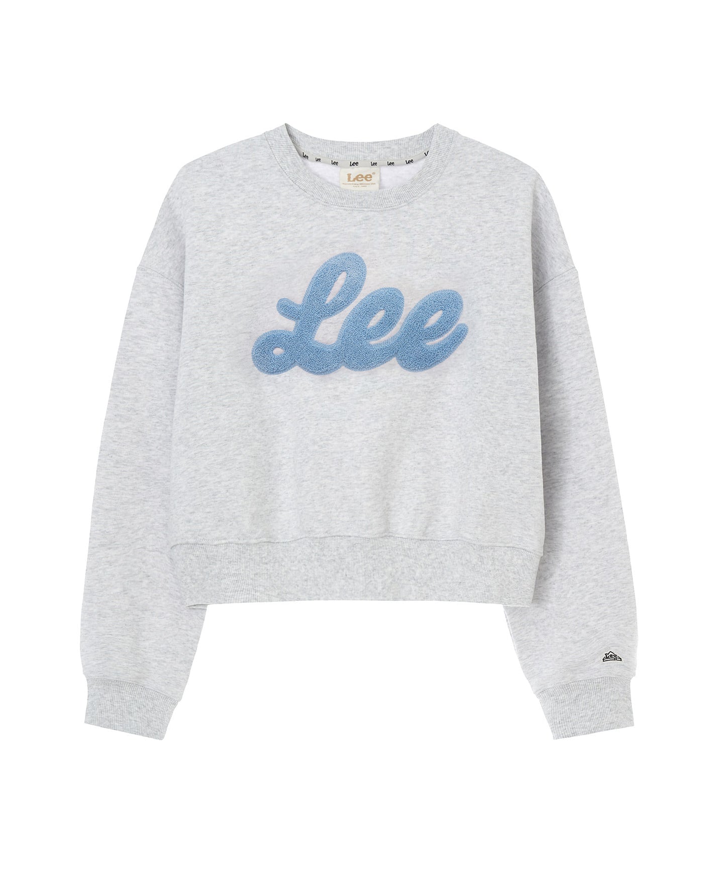 LEE Buckle Union Logo Sweatshirt Light Gray