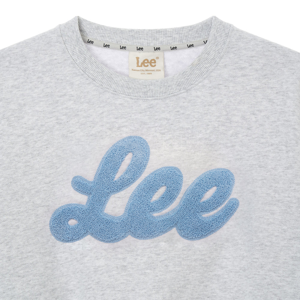 LEE Buckle Union Logo Sweatshirt Light Gray