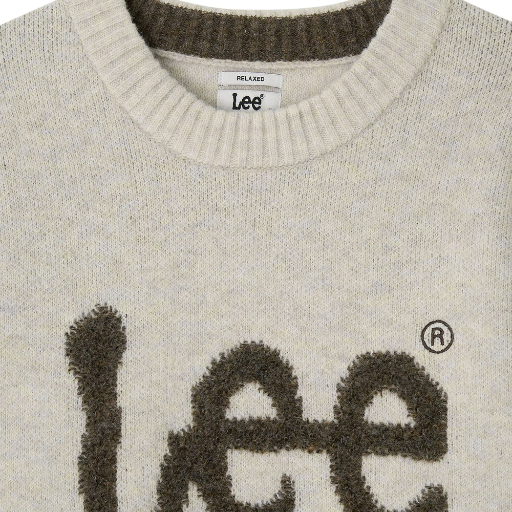 
                  
                    LEE Big Twitch Logo Knit Beige
                  
                