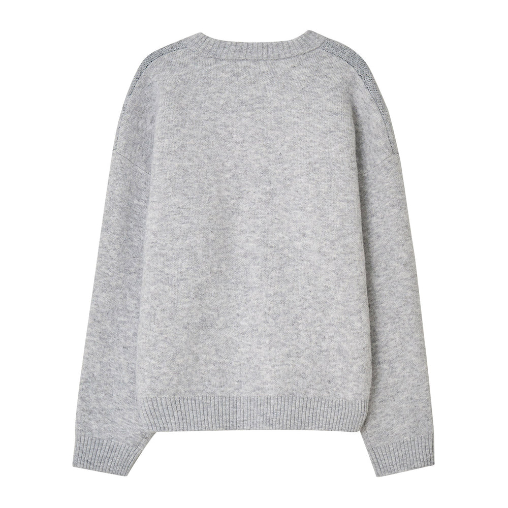 
                  
                    LEE Big Twitch Logo Knit Light Grey
                  
                