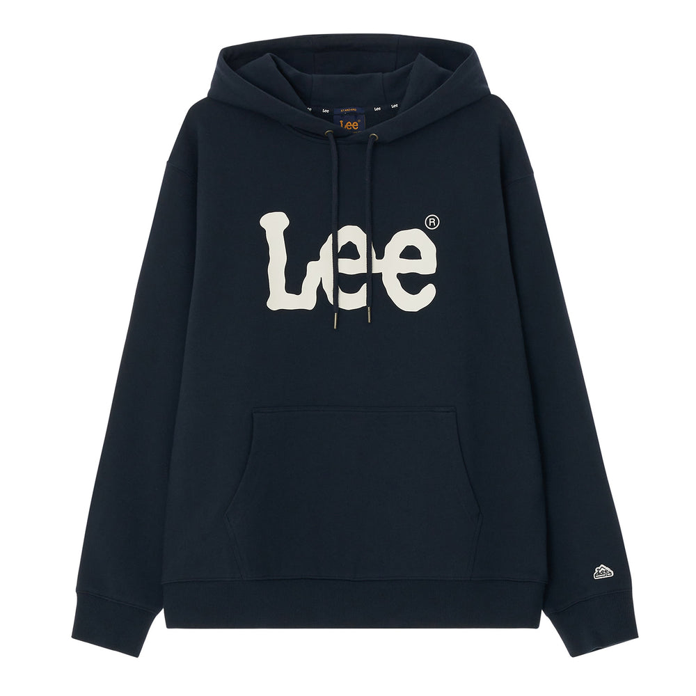 LEE Big Twitch Logo Hoodie Navy