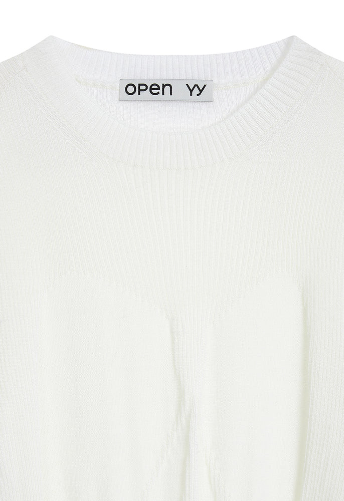 
                  
                    OPEN YY RIBBON RIB KNIT IVORY
                  
                