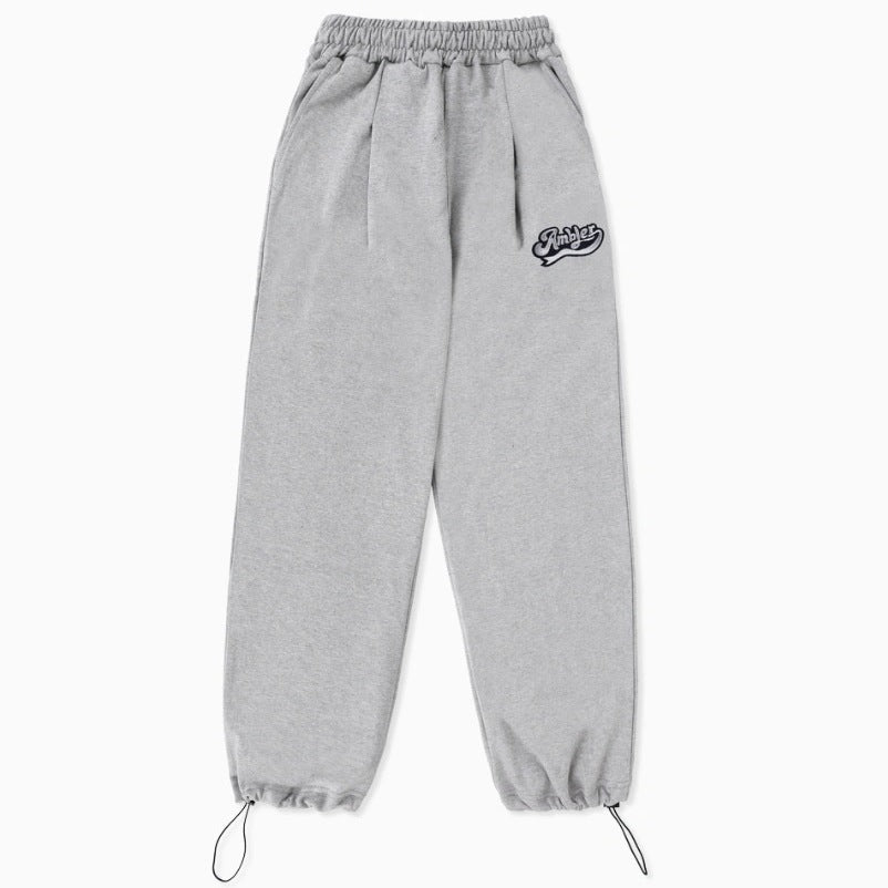 
                  
                    AMBLER Embroidered Logo Wide Training Sweatpants
                  
                