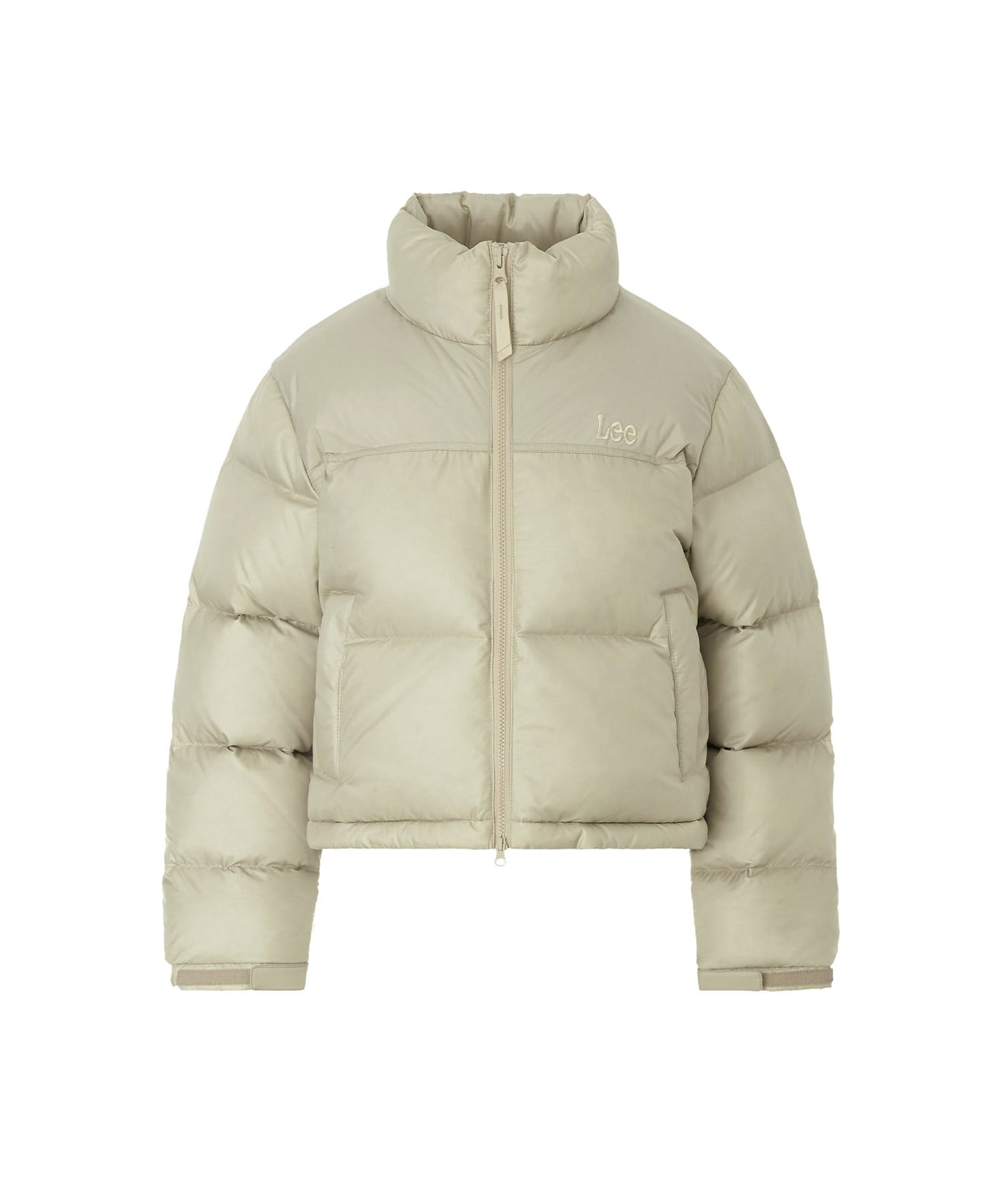 LEE Women Crop Short Down Jacket Beige