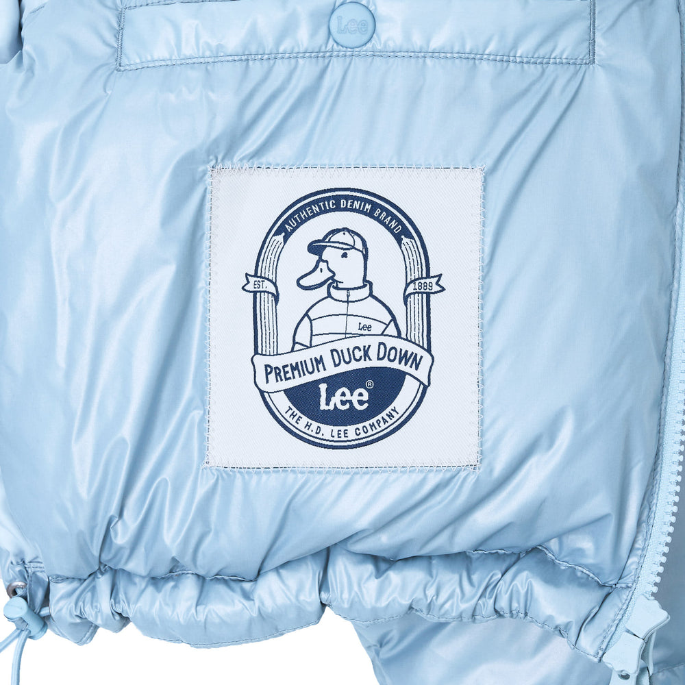 
                  
                    LEE Women Glossy Short Down Jacket Light Blue
                  
                