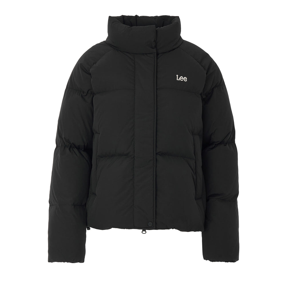 LEE Women Raglan Crop Down Jacket Black