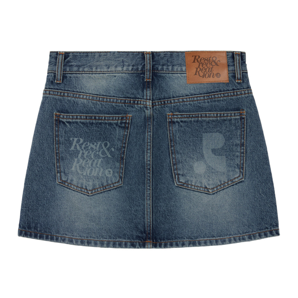 
                  
                    DENIM MINI SKIRT - BLUE
                  
                