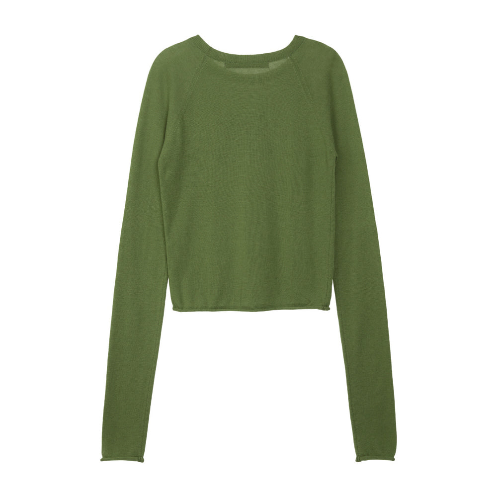 
                  
                    RAGLAN LONG SLEEVE KNIT - KHAKI
                  
                