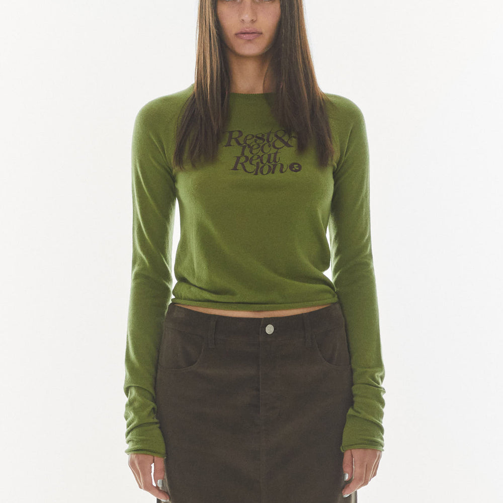 
                  
                    RAGLAN LONG SLEEVE KNIT - KHAKI
                  
                