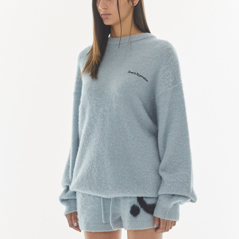 
                  
                    HAIRY JACQUARD KNIT TOP - SKY BLUE
                  
                