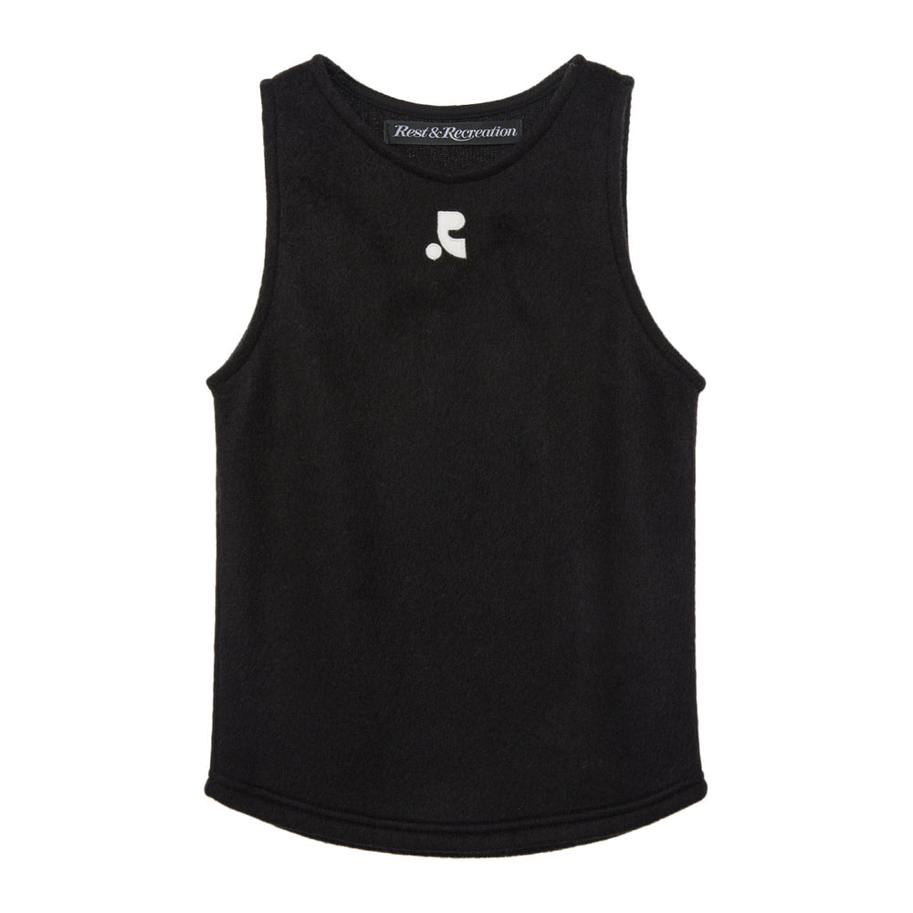 
                  
                    HAIRY KNIT TANK TOP - BLACK
                  
                