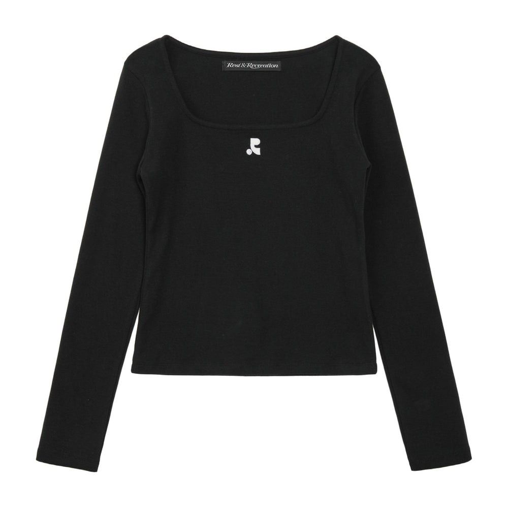 
                  
                    SQUARE NECK LONG SLEEVE - BLACK
                  
                