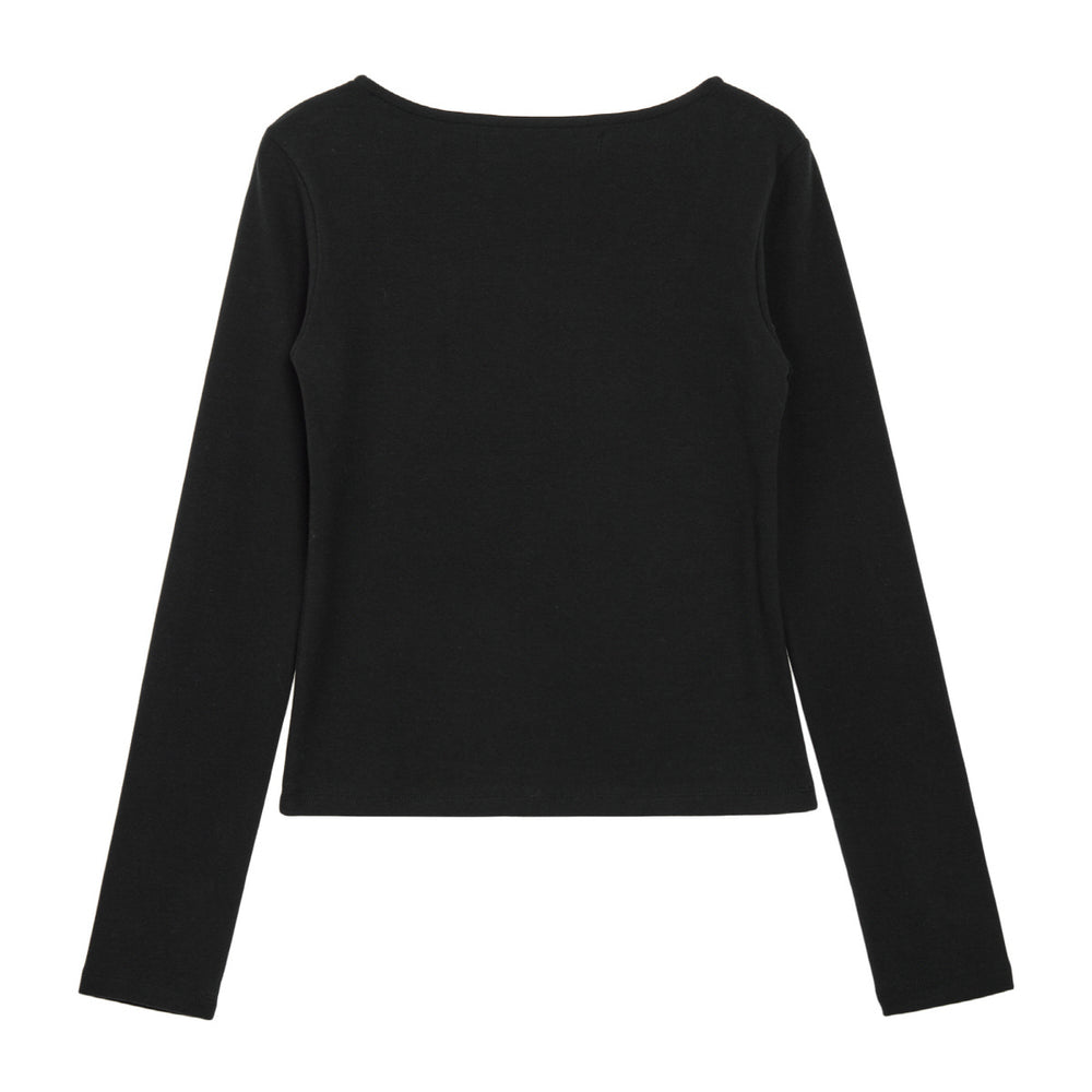 
                  
                    SQUARE NECK LONG SLEEVE - BLACK
                  
                