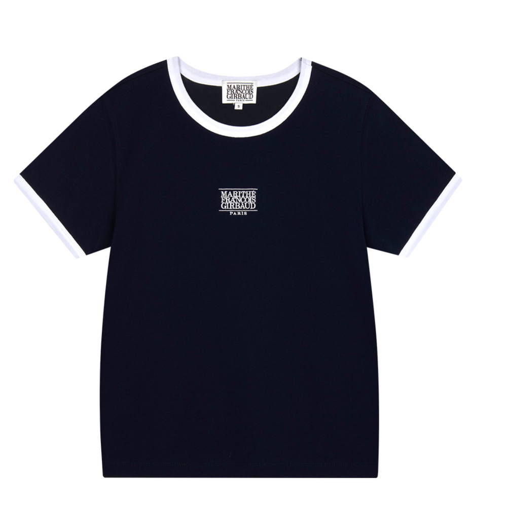 
                  
                    MARITHÉ W CLASSIC LOGO RINGER TEE
                  
                