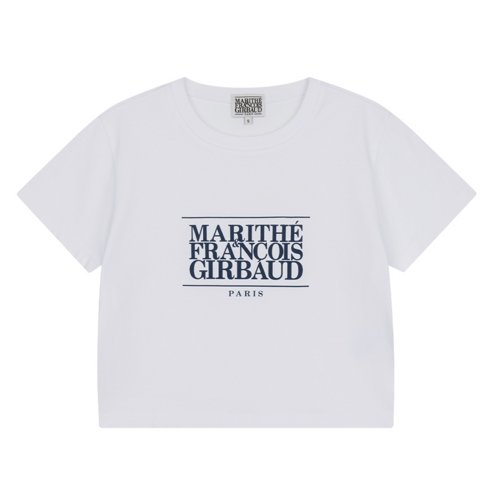 
                  
                    MARITHÉ W CLASSIC LOGO CROP TEE
                  
                