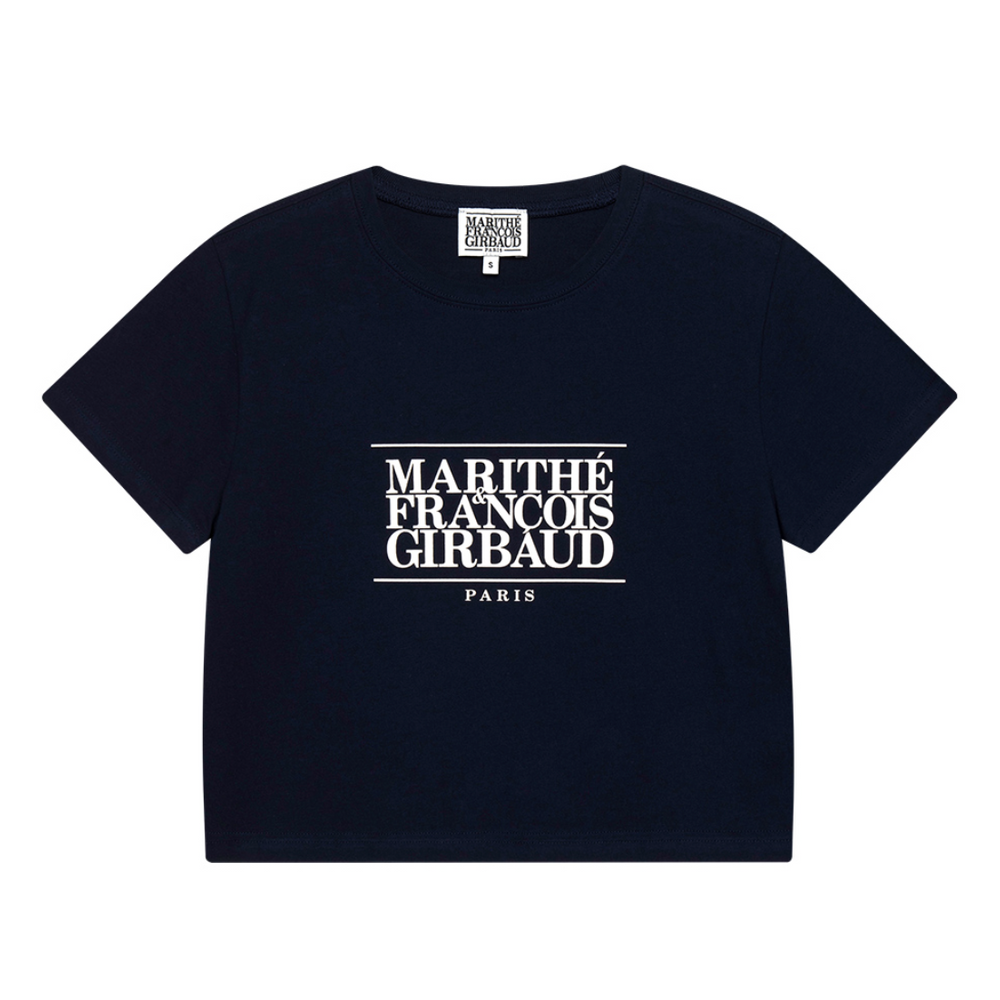 
                  
                    MARITHÉ W CLASSIC LOGO CROP TEE
                  
                