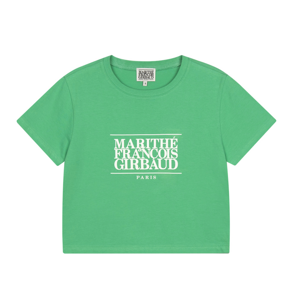 
                  
                    MARITHÉ W CLASSIC LOGO CROP TEE
                  
                