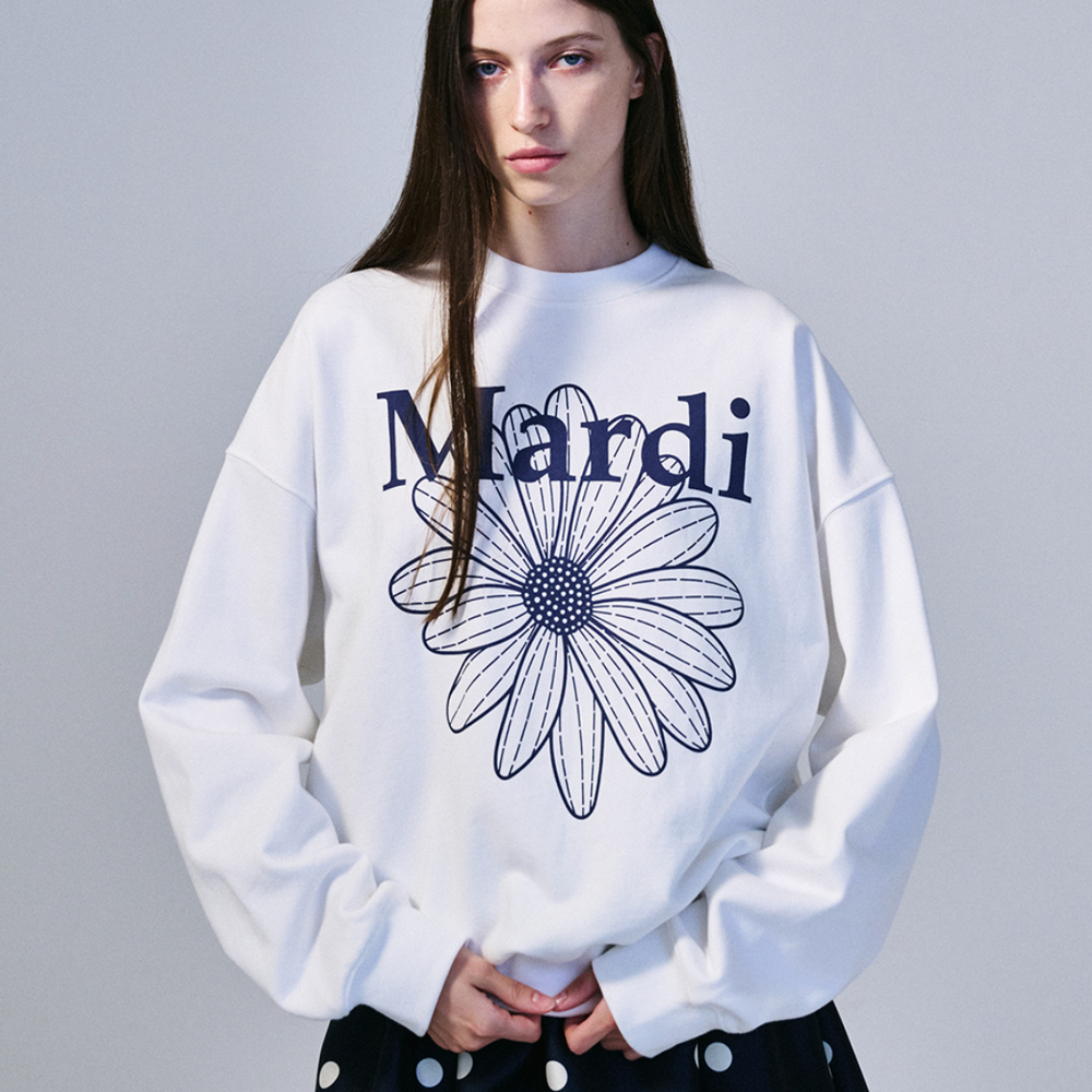 
                  
                    MARDI SWEATSHIRT FLOWERMARDI_WHITE NAVY
                  
                