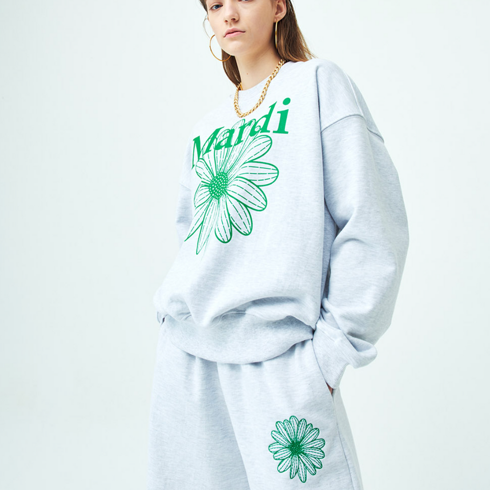 
                  
                    MARDI SWEATSHIRT FLOWERMARDI_HEATHER GREEN
                  
                