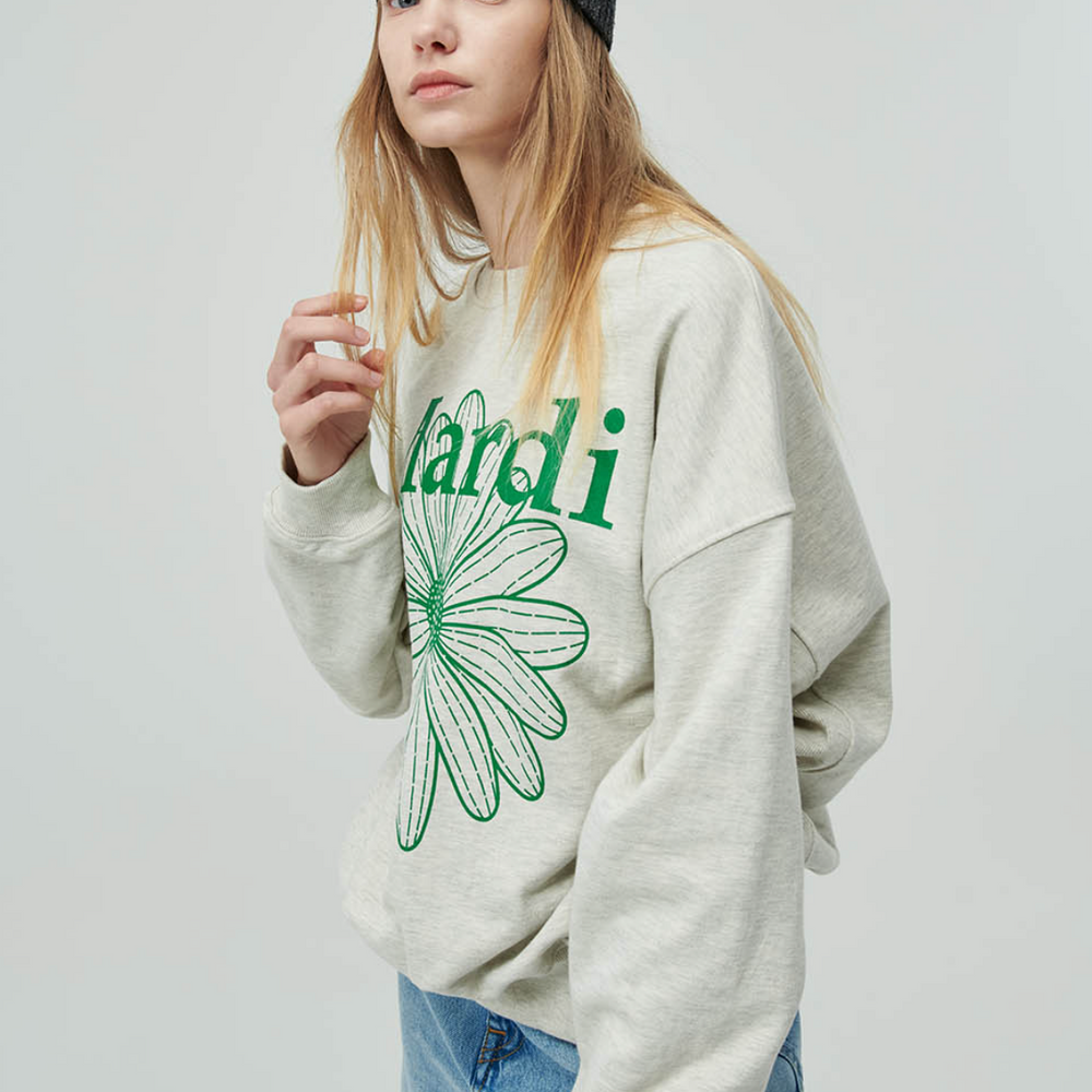 
                  
                    MARDI SWEATSHIRT FLOWERMARDI_OATMEAL GREEN
                  
                