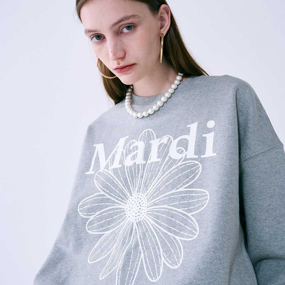 
                  
                    MARDI SWEATSHIRT FLOWERMARDI_GREY IVORY
                  
                