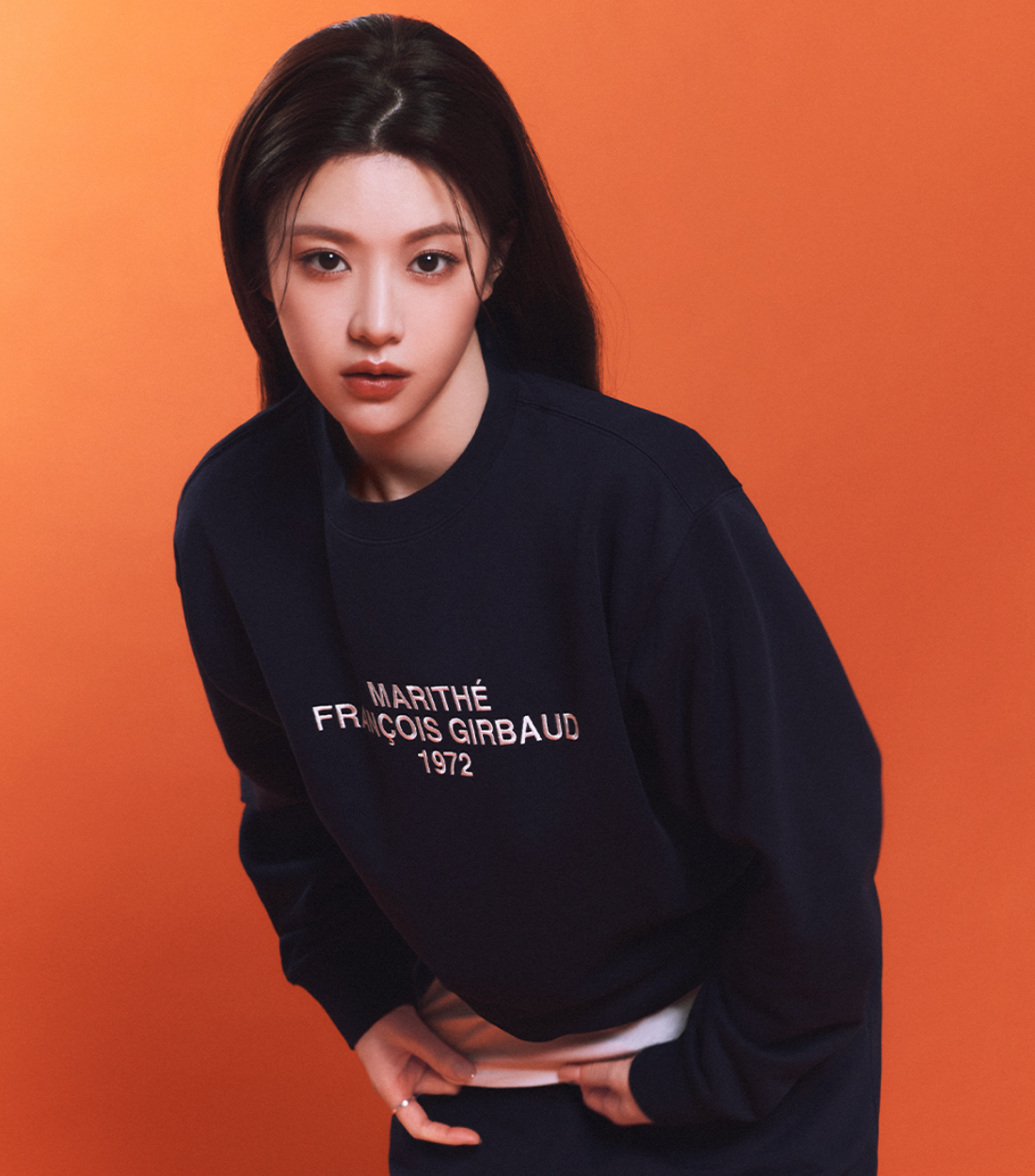 MARITHÉ LETTERING LOGO SWEATSHIRT