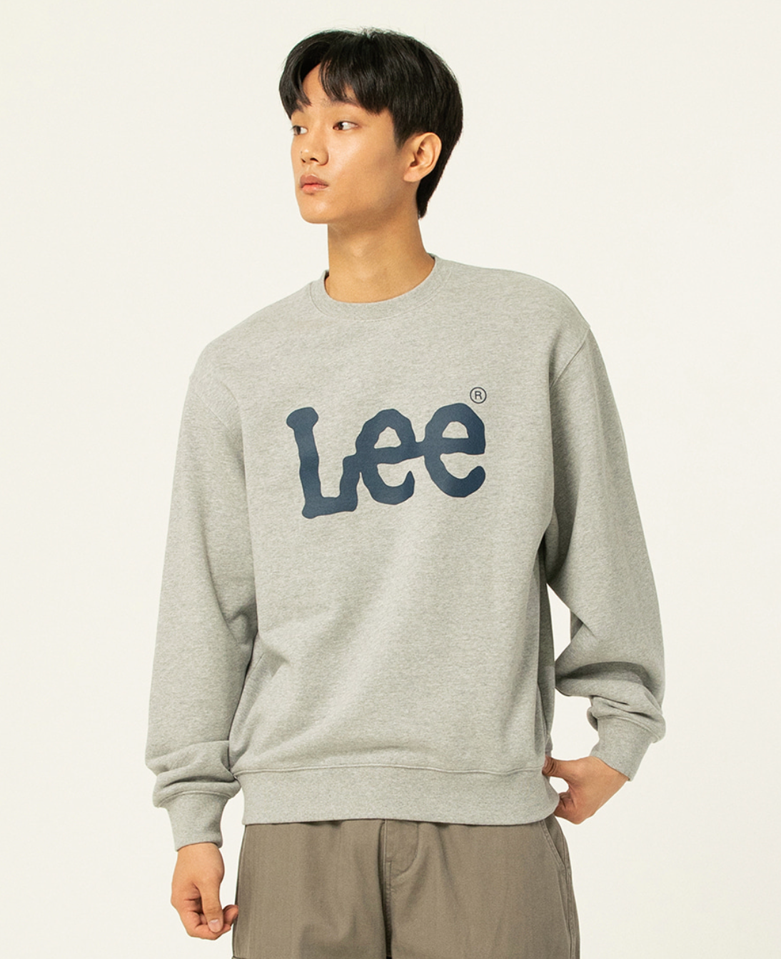 LEE Big Twitch Logo Sweatshirt GREY