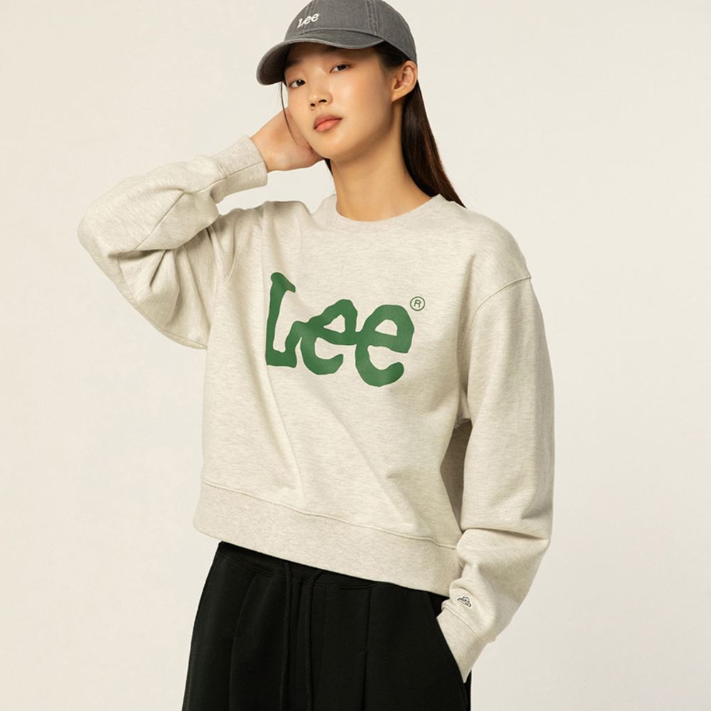 LEE Big Twitch Logo Sweatshirt OATMEAL