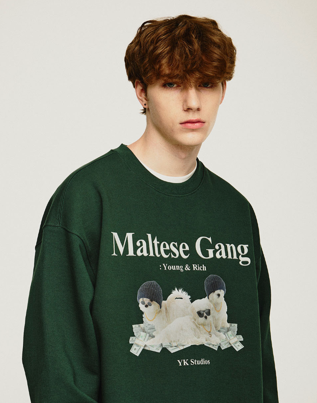 WAIKEI Maltese Gang Sweatshirts GREEN