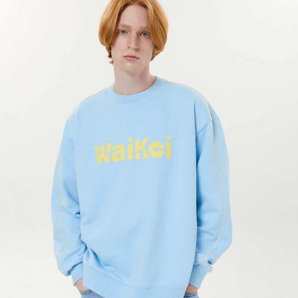 
                  
                    WAIKEI Piping Star Logo Sweatshirts SKYBLUE
                  
                