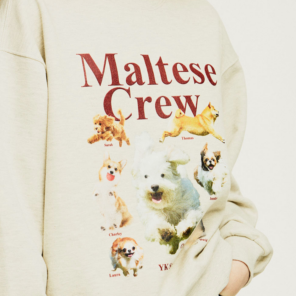 
                  
                    WAIKEI Maltese Crew Sweatshirts OATMEAL
                  
                