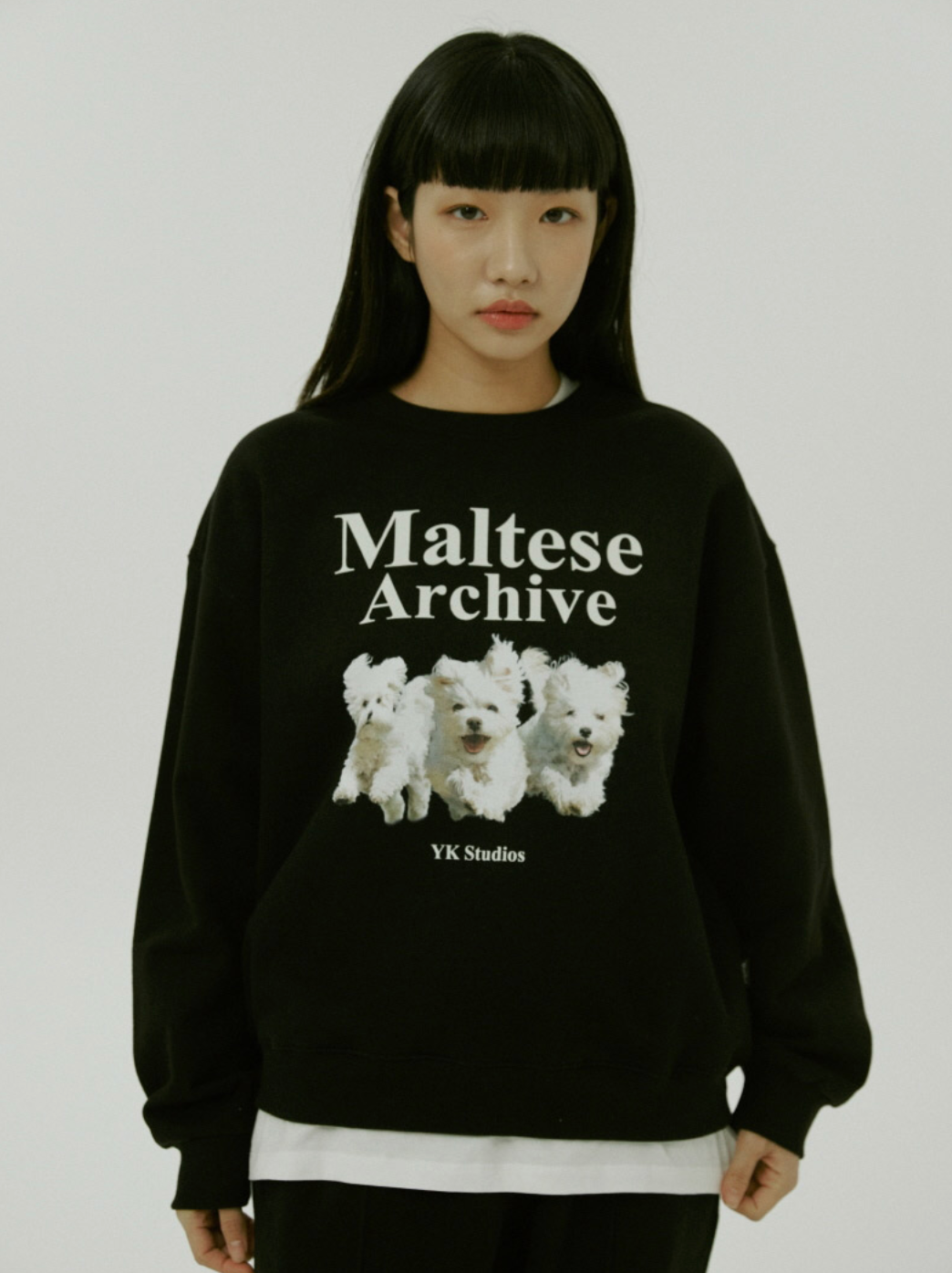 WAIKEI Maltese Archive Sweatshirts BLACK