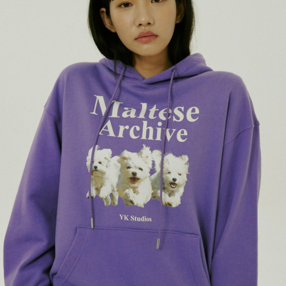 WAIKEI Maltese Archive Hood PURPLE