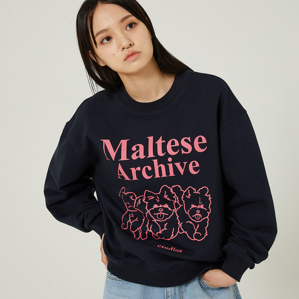 
                  
                    WAIKEI Maltese Archive Line Graphic Sweatshirts NAVY
                  
                