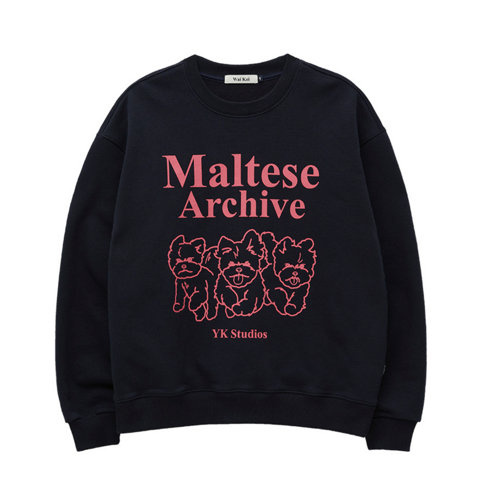 
                  
                    WAIKEI Maltese Archive Line Graphic Sweatshirts NAVY
                  
                